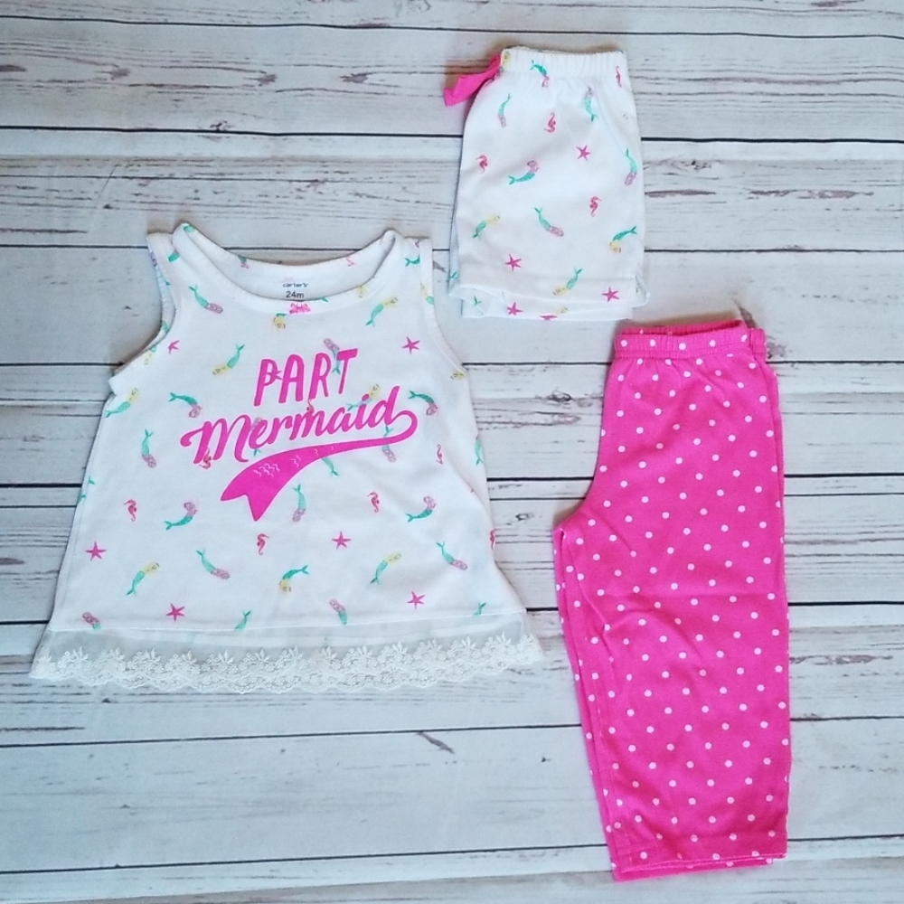 "Part Mermaid" PJ Set